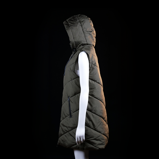 Padded vest - Olive - Size S