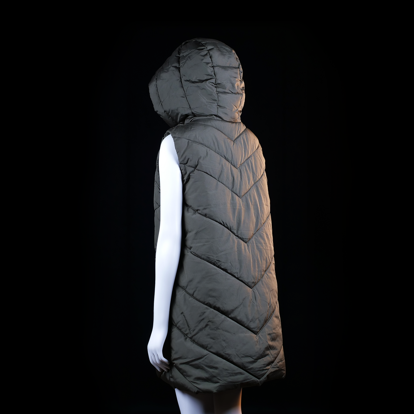 Padded vest - Olive - Size S