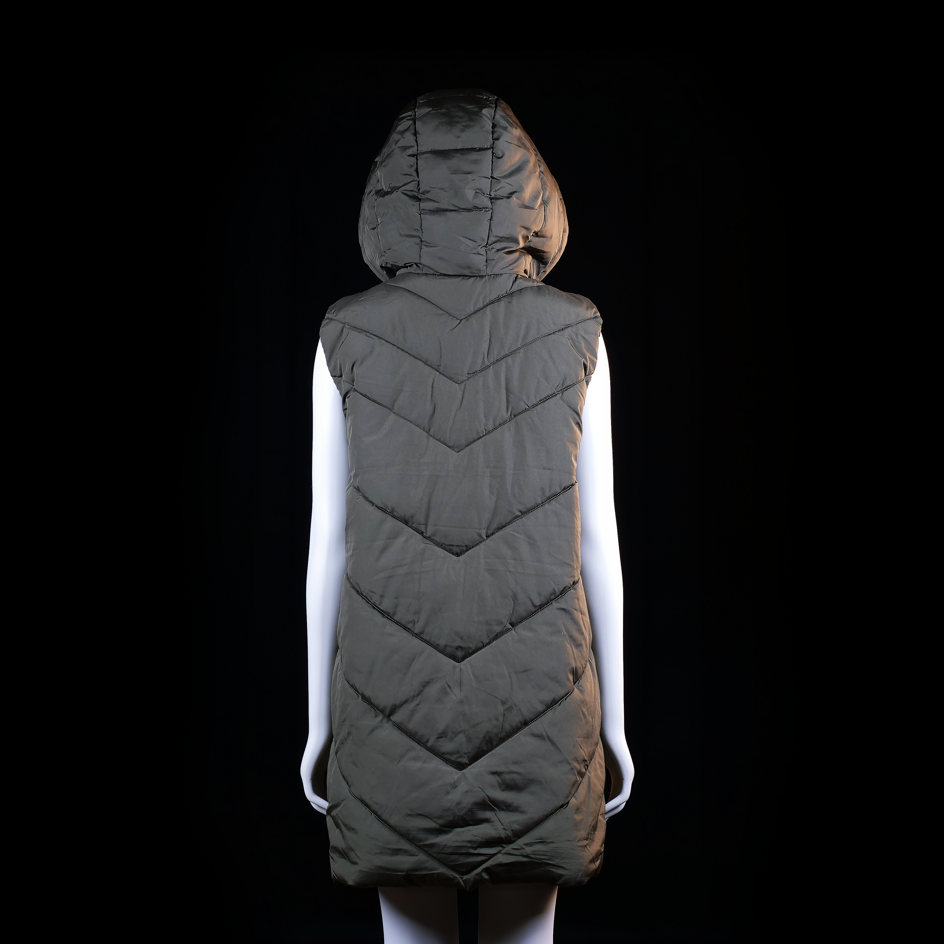 Padded vest - Olive - Size S