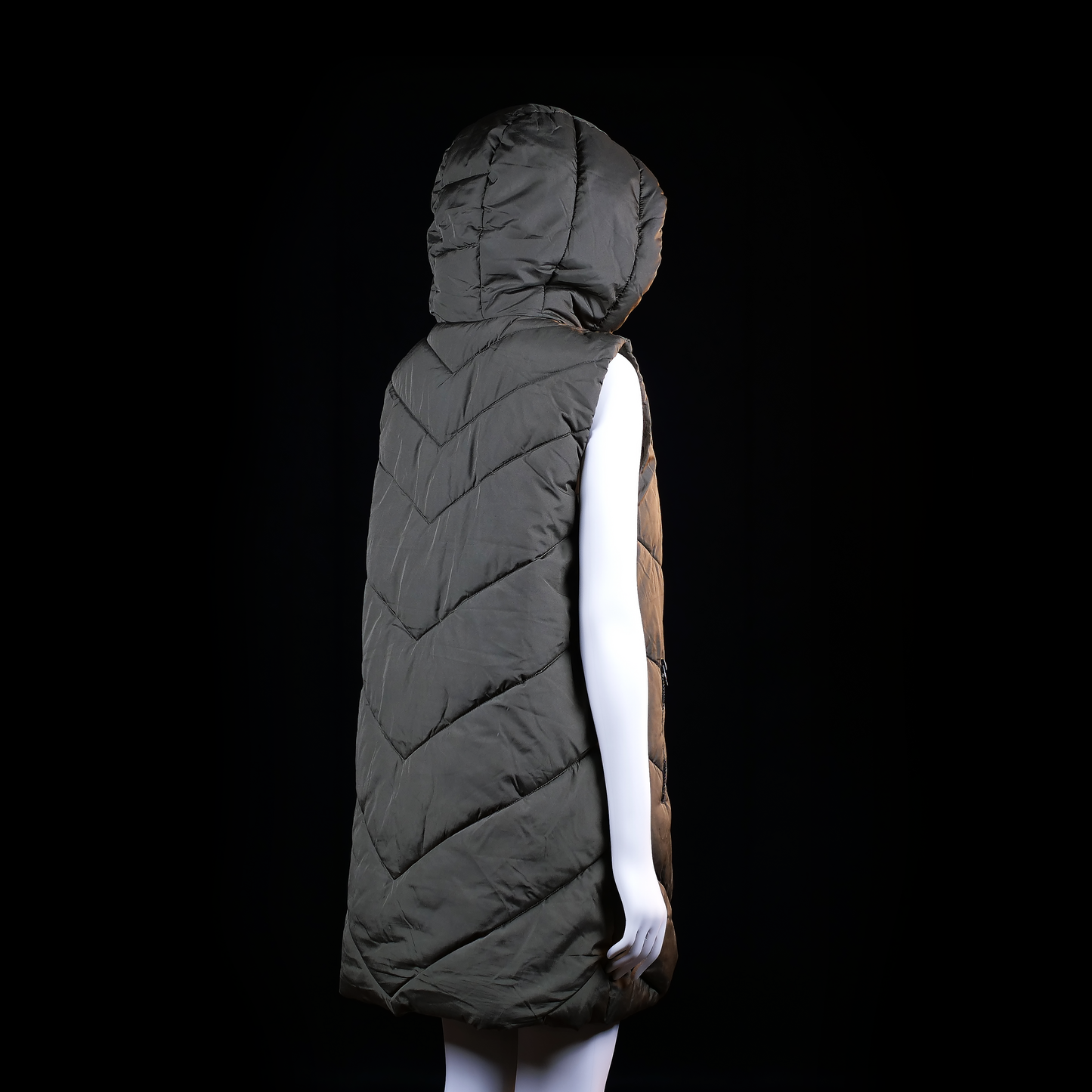 Padded vest - Olive - Size S