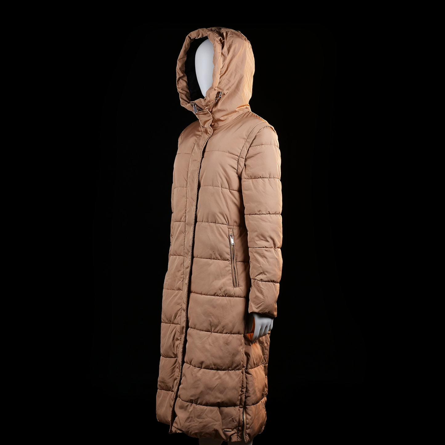 Padded coat - Camel - Size 38