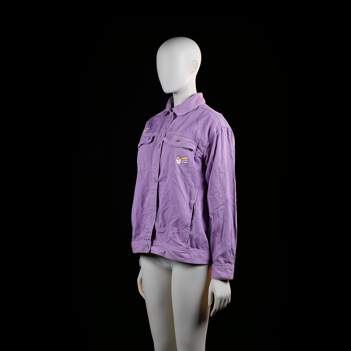 Trucker jacket - Lavender - Size 158