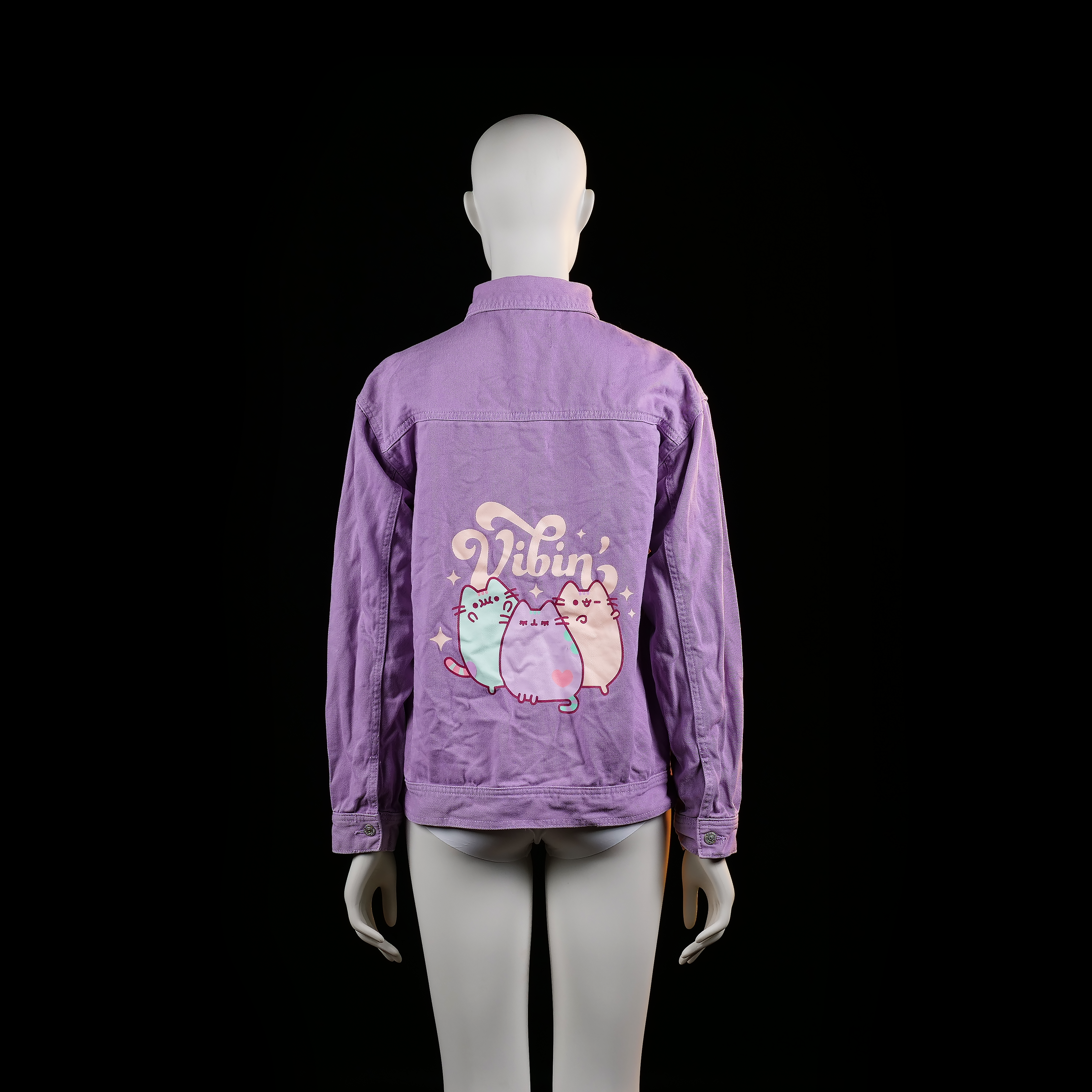 Trucker jacket - Lavender - Size 158