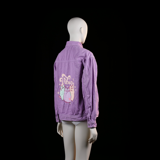 Trucker jacket - Lavender - Size 158