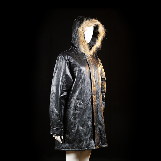 Parka - Black & Camel - Size XXL