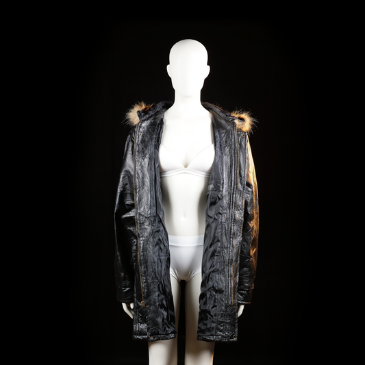 Parka - Black & Camel - Size XXL